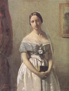 Jean Baptiste Camille  Corot The Bride (mk05) Germany oil painting art
